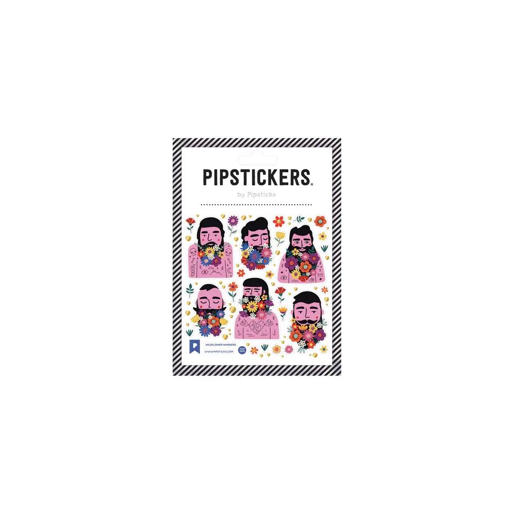 Pipsticks, Stickers, Art & School, 4"x4", Wildflower Whiskers, 768074